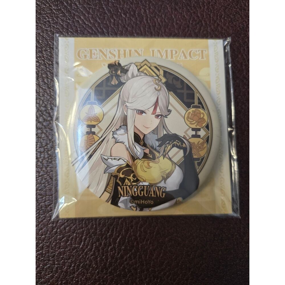 miHoYo Genshin Impact Badge Ningguang Liyue Emblem Original Official Goods